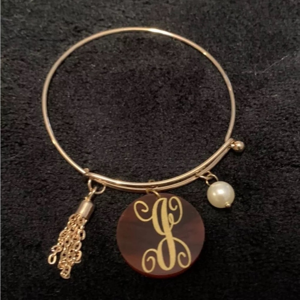 J Monogram bracelet